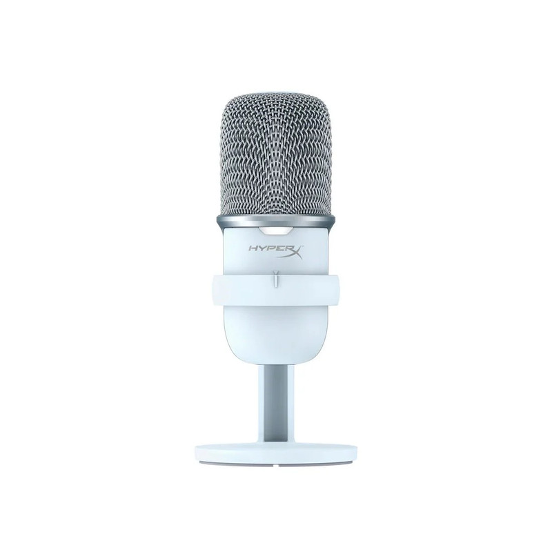 HyperX SoloCast Gaming/Streaming Microphone - White - ميكروفون